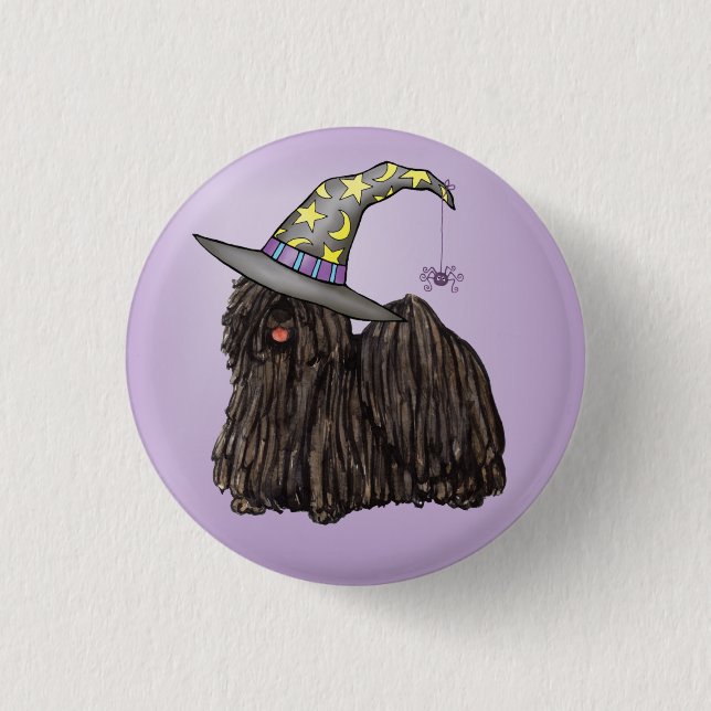 Puli Witch Button (Front)