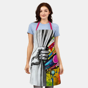 Pull Back Design - All-Over Print Apron