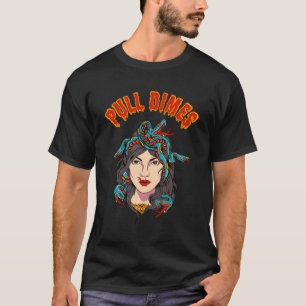 Pull Dimes  Streetwear 003  HipHop Merch  Text Sty T-Shirt