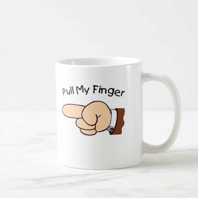 Pull My Finger Coffee Mug (Right)