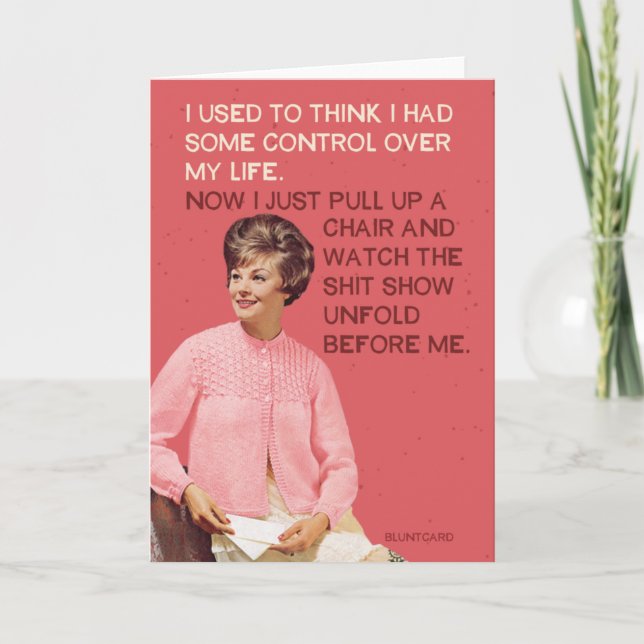 Pull up a chair card (Front)