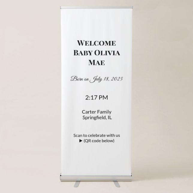 Pull Up Banner Stand – Retractable, Telescopic_3 (Front)