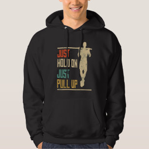 Pull ups, just hold through, pull up, fitness hoodie