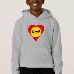 Pull with hot hood children LOVE GOLF