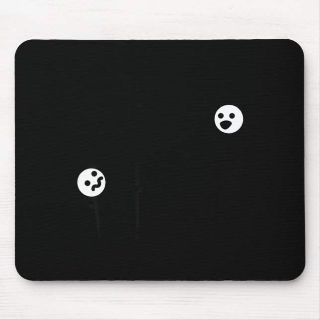 Pull Yourself Together Stick Figure Design Mouse Mat (Front)