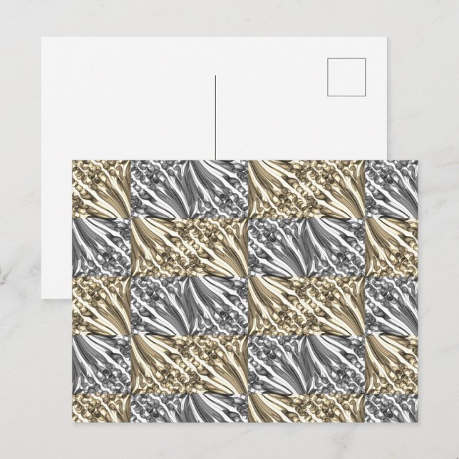 Pulled Bubble Fun / Black & White / Sepia / Postcard (Front/Back)