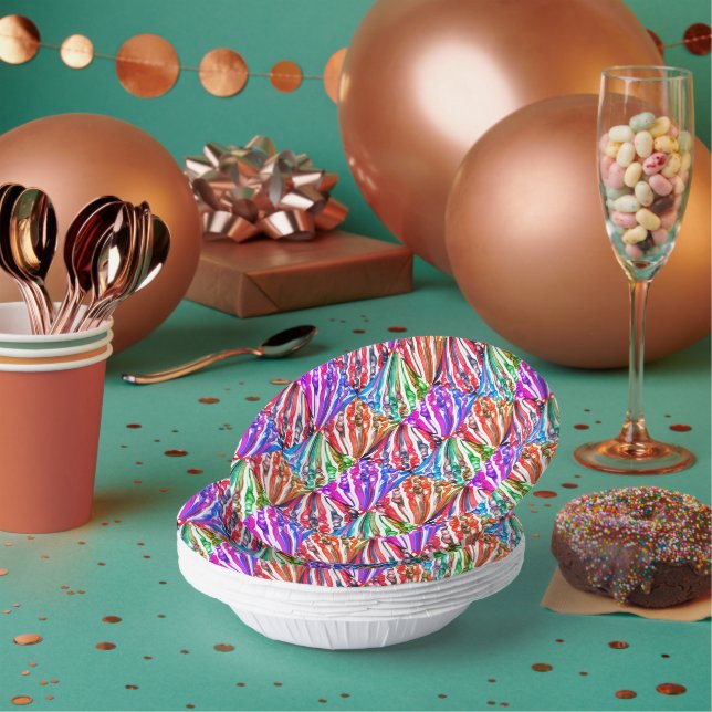 Pulled Bubble Fun / Filters /   Paper Plate (Multi)