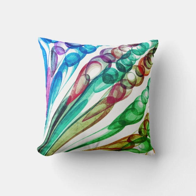 Pulled Bubble Fun / Greenleaf / Cushion (Front)