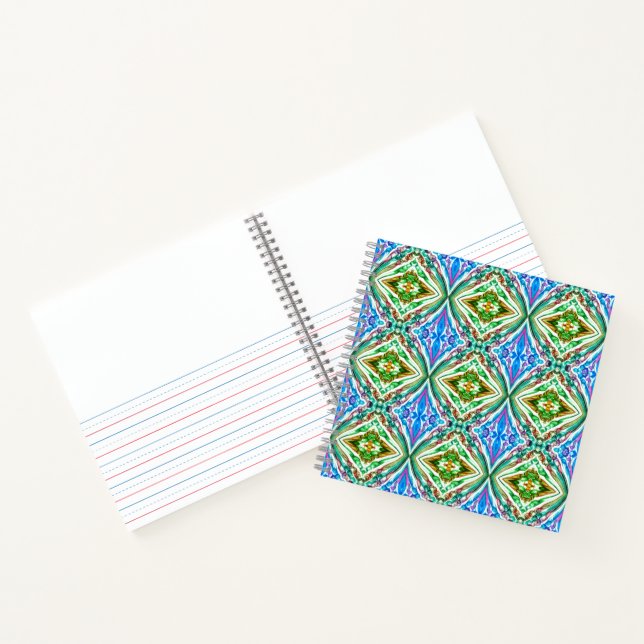 Pulled Bubble Fun / Greenleaf / Mirror / Kids  Notebook (Inside)