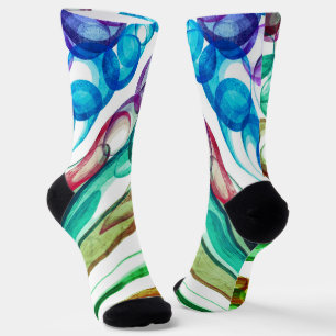 Pulled Bubble Fun / Greenleaf / Socks