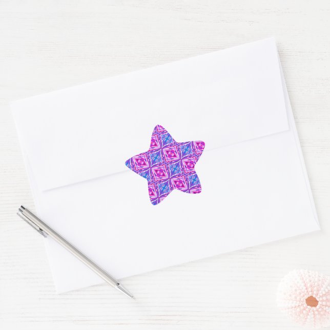 Pulled Bubble Fun / Miami / Mirror Twist / Star Sticker (Envelope)