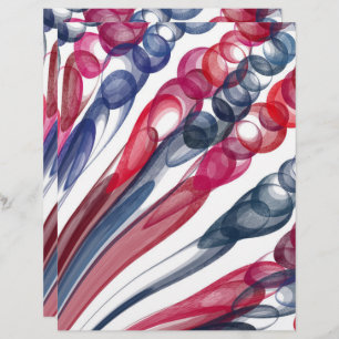 Pulled Bubble Fun / Original / Scrapbook Paper