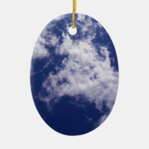 Pulled Cotton Clouds Ornament