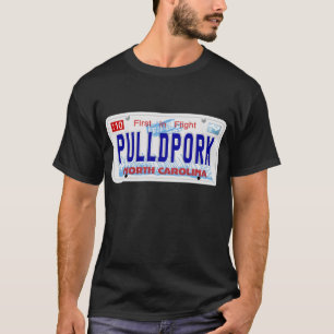 Pulled Pork - NC Plate T-Shirt