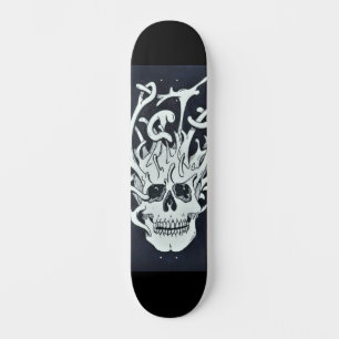 pulled skull skateboard