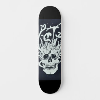pulled skull skateboard