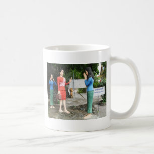 Pulling Faces Behind Your Back Coffee Mug
