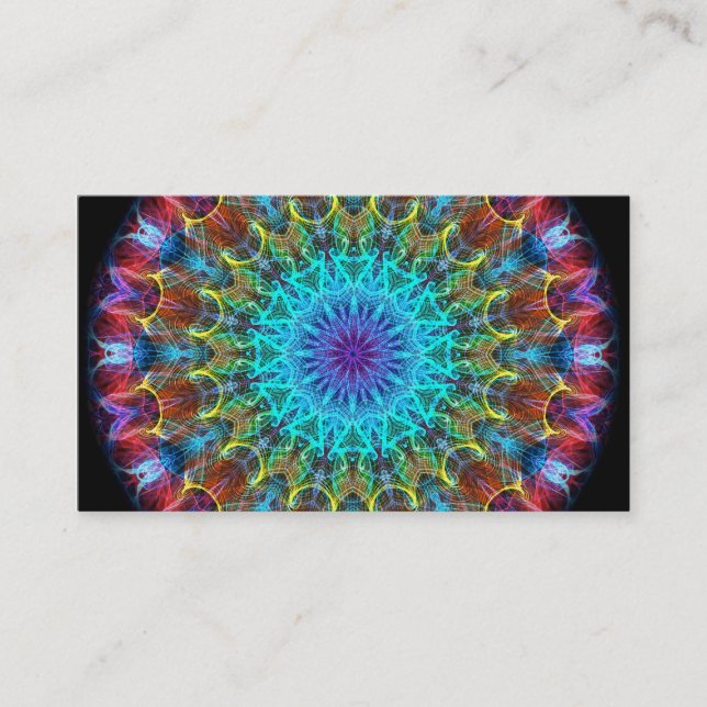 Pulling In kaleidoscope Business Card (Front)