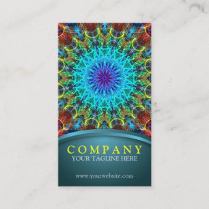 Pulling In Mandala Business Card
