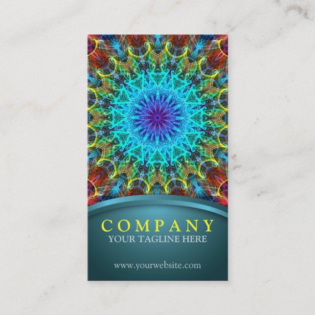 Pulling In Mandala Business Card (Front)