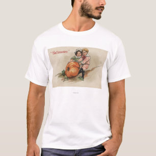 Pulling Pumpkin up Hillside T-Shirt