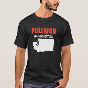 Pullman Washington USA State America Travel Washin T-Shirt