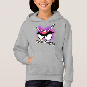 Pullover Hoodie : Act Now (grey)
