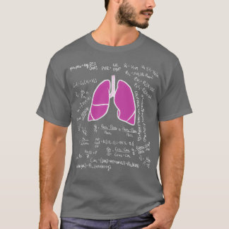 Pulmonary Equations of the Lung T-Shirt