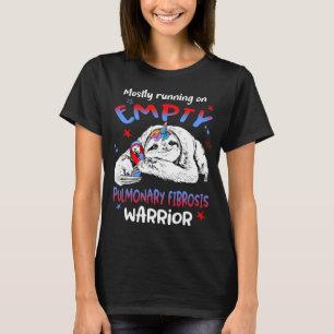 Pulmonary Fibrosis Awareness Ribbon Support Gifts T-Shirt