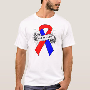 Pulmonary Fibrosis Find A Cure Ribbon T-Shirt