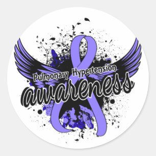 Pulmonary Hypertension Awareness 16 Classic Round Sticker