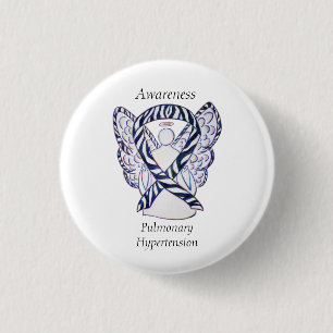 Pulmonary Hypertension Awareness Ribbon Zebra Pin