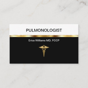 Pulmonologist Lung Doctor Business Cards
