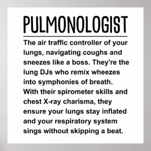 Pulmonologist Poster