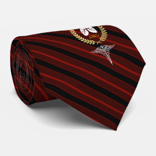 Pulmonologist   Respiratory Therapist Custom Red Tie