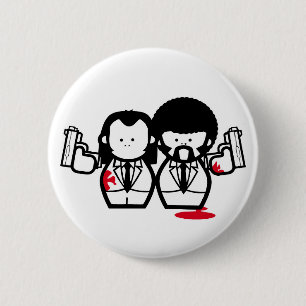 pulp me 6 cm round badge