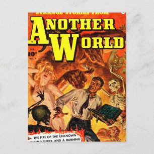 Pulp Science Fiction postcard #1