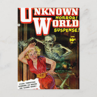 Pulp Science Fiction postcard #2