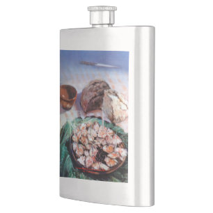 Pulpo a la gallega/Polbo á feira/Galician octopus Hip Flask