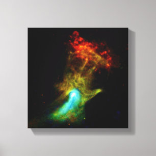 Pulsar B1509 - Hand of God X-Ray Nebula NASA Photo Canvas Print