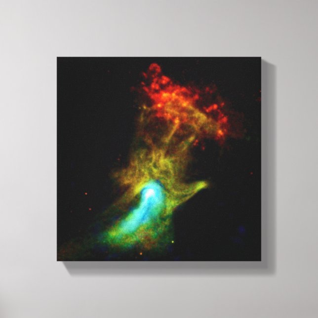 Pulsar B1509 - Hand of God X-Ray Nebula NASA Photo Canvas Print (Front)