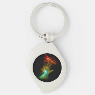 Pulsar B1509 - Hand of God X-Ray Nebula NASA Photo Key Ring