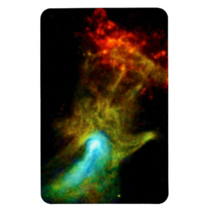Pulsar B1509 - Hand of God X-Ray Nebula NASA Photo Magnet