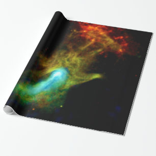 Pulsar B1509 - Hand of God X-Ray Nebula NASA Photo Wrapping Paper