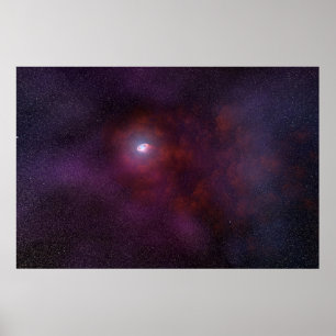 Pulsar Wind From A Neutron Star. Poster