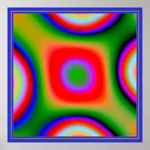 Pulsating Colour Combination Poster