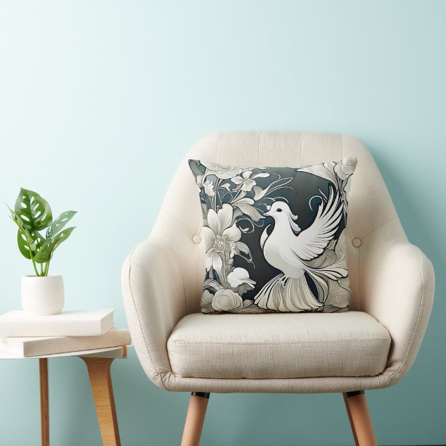 Pulsating Elegance Cushion (Pulsating Elegance Throw Pillow
)