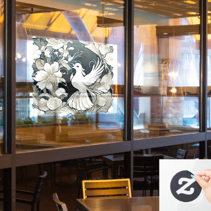 Pulsating Elegance Window Cling