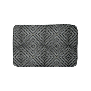 Pulsating Rhythm Modern Abstract Art Illustration  Bath Mat