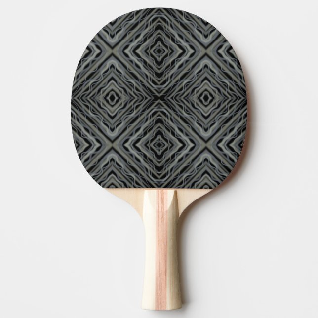 Pulsating Rhythm Modern Abstract Art Illustration  Ping Pong Paddle (Front)